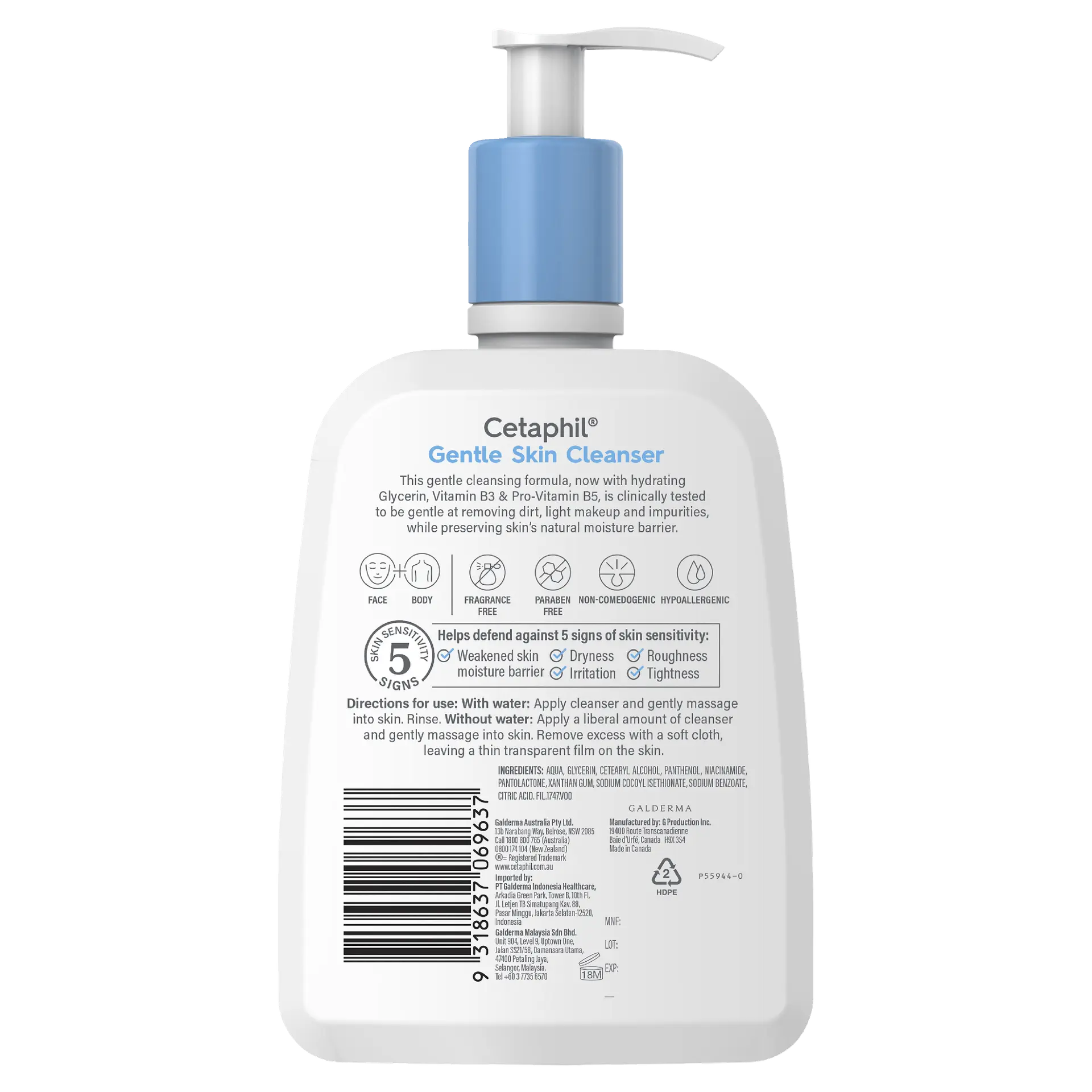 Cetaphil Gentle Skin Cleanser 500ml